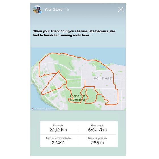 A post from a friend who waited for me after a long run